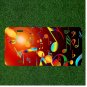 Custom Personalized License Plate Tag With Music Colorful Note Symbol Design