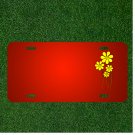 Custom Personalized License Plate With Add Names To Flowers Blossom Blooming
