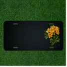 Custom Personalized License Plate With Add Names To Yellow Flowers Design NEW