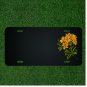 Custom Personalized License Plate With Add Names To Yellow Flowers Design NEW