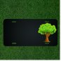 Custom Personalized License Plate With Add Names To Gorgeous Green Tree Design