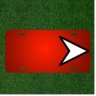 Custom Personalized License Plate With Add Names To Arrow Right East Arrow