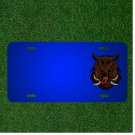 Custom Personalized License Plate With Add Names To Boar Metallizer Art Glass