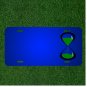 Custom Personalized License Plate With Add Names To Arena Clock Drop Green