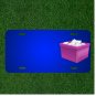 Custom Personalized License Plate With Add Names To Bin Box Cabinet Chest