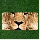 Custom Personalized License Plate Auto Tag With Stunning Lion King Eyes And Face