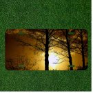 Creative License Plate Auto Tag With Yellow Tree By Sun