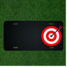 Custom Personalized License Plate With Add Names To Red Dart Board Design NEW