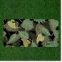Custom Personalized License Plate Auto Tag With Fancy Green And Yellow Leaves