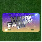 Custom Personalized License Plate Auto Tag With Happy Fathers Day Design NEW