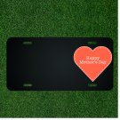 Custom Personalized License Plate With Add Names To Happy Mothers Day Heart