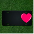 Custom Personalized License Plate With Add Names To Pink Heart Design NEW