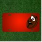 Custom Personalized License Plate With Add Names To Coffee Bean Coffee Face