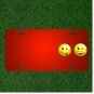 Custom Personalized License Plate With Add Names To Smiley Glossy Tongue Out