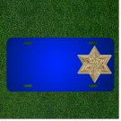 Custom Personalized License Plate With Add Names To Star Metallizer Art Glass