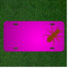 Custom Personalized Car License Plate With Add Names To Ant Insect Silhouette