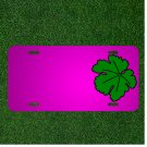 Custom Personalized Car License Plate With Add Names To Vine Leaves Grapevine