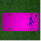 Custom Personalized Car License Plate With Add Names To Lacrosse Game Sports