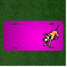 Custom Personalized Car License Plate With Add Names To Dog Animal Landing
