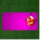 Custom Personalized Car License Plate With Add Names To Red Pumpkin Easter