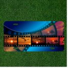 Custom Personalized License Plate Auto Tag With Film Tape Pictures Design