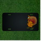 Custom Personalized License Plate With Add Names To Turkey Bird Feathers