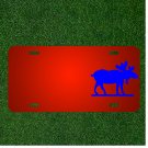 Custom Personalized License Plate With Add Names To Moose Mammal Animal