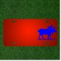 Custom Personalized License Plate With Add Names To Moose Mammal Animal