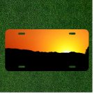 Custom Personalized License Plate Auto Tag With Incredible Orange View
