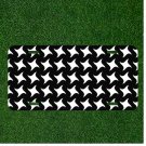 Seamless Monochrome Pattern Geometric Custom Novelty License Plate Car Tag