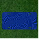 Backdrop Pattern Crinkled Curve Custom Novelty License Plate Car Tag