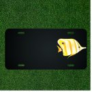 Custom Personalized License Plate With Add Names To Yellow Big Fish Design NEW