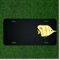 Custom Personalized License Plate With Add Names To Yellow Big Fish Design NEW