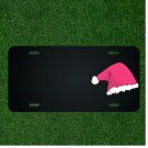 Custom Personalized License Plate With Add Names To Hat Cap Pink Santa Claus