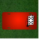 Custom Personalized License Plate With Add Names To Poker Card Design Art NEW