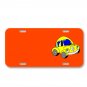 Beetle Car Funny Yellow Automobile On License Plate Car Front Add Names