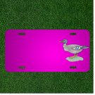 Custom Personalized Car License Plate With Add Names To Bird Duck Grass Wings