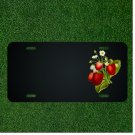 Custom Personalized License Plate With Add Names To Flowers And Strawberries NEW
