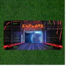 Custom Personalized License Plate Auto Tag With Amazing Explore Space Design