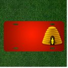 Custom Personalized License Plate With Add Names To Beehive Beekeeping Honey
