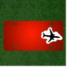 Custom Personalized License Plate With Add Names To Airplane Flight Aeroplane