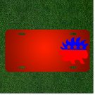 Custom Personalized License Plate With Add Names To Libertarian Party Porcupine