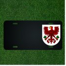 Custom Personalized License Plate With Add Names To Coat Of Arms Crest Eagle