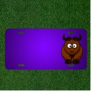 Custom Personalized License Plate With Add Names To Goat Bison Buffalo Animal