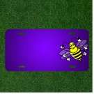 Custom Personalized License Plate With Add Names To Bee Honey Wings Stinger
