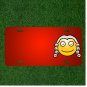 Custom Personalized License Plate With Add Names To Magistrate Smiley Face