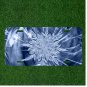 Creative License Plate Auto Tag With Amazing Flowerly Type Blue Design