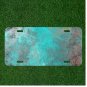 Custom Personalized License Plate Auto Tag With Colorful Creative Splash Design