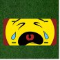 Custom Personalized License Plate Auto Tag With Crying Emoji Design Art