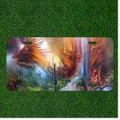 Custom Personalized License Plate Auto Tag With Gorgeous Colorful Forest Design